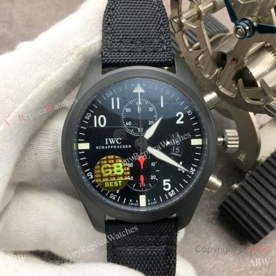 (GB) Swiss Replica IWC Pilot's Top Gun IW388001 Watch 7750 Movement